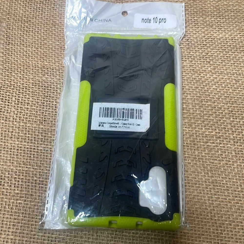 Green/Black Phone Case for Samsung Galaxy Note 10 Pro
